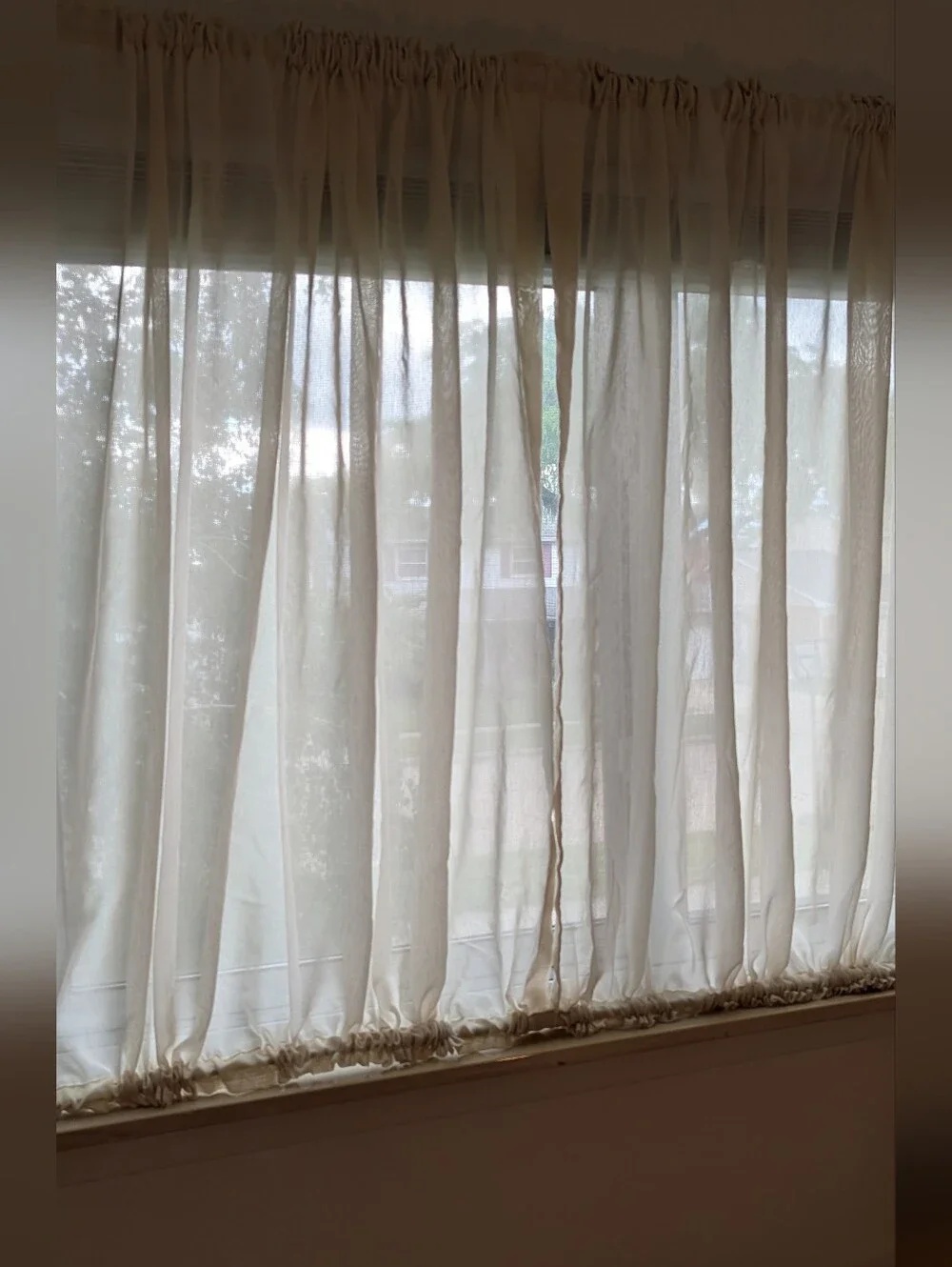 Handmade cafe curtains
